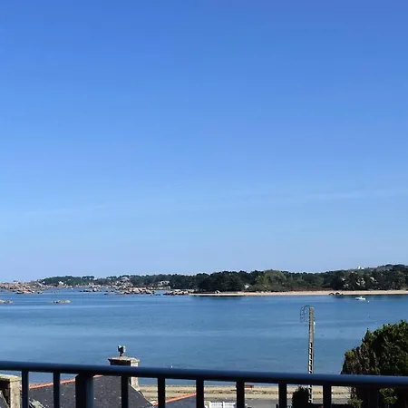 Appartement Superbe Vue Mer Avec Terrasse-Veranda, Wifi, A Tregastel - Ref 90 Exterior photo