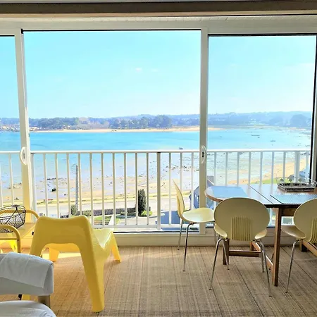 Appartement Superbe Vue Mer Avec Terrasse-Veranda, Wifi, A Tregastel - Ref 90 Exterior photo
